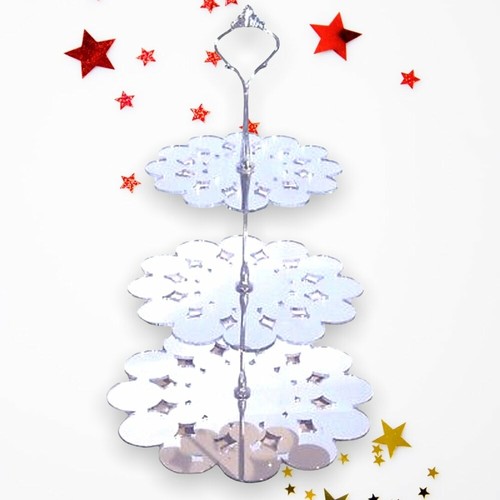 Three tier doily - three,
